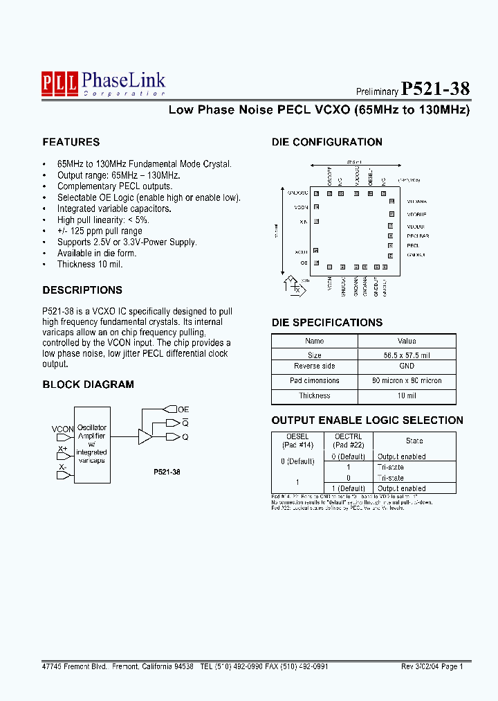 P521-38_1359465.PDF Datasheet