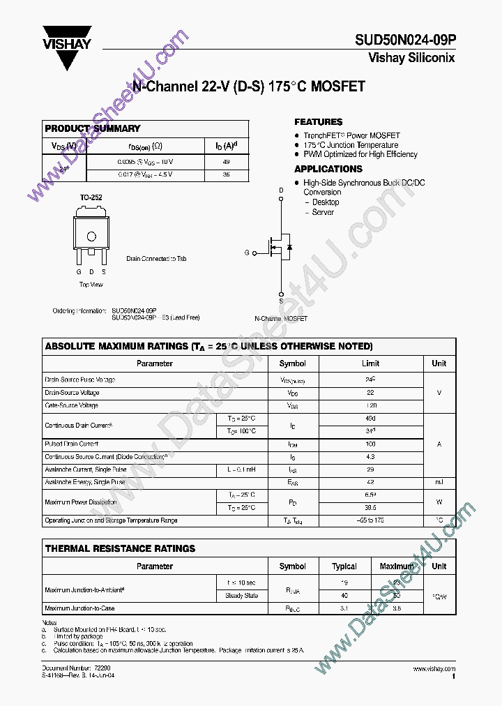 SUD50N024-09P_1716071.PDF Datasheet