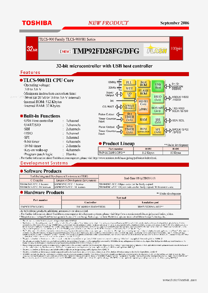 TMP92FD28DFG_1739842.PDF Datasheet