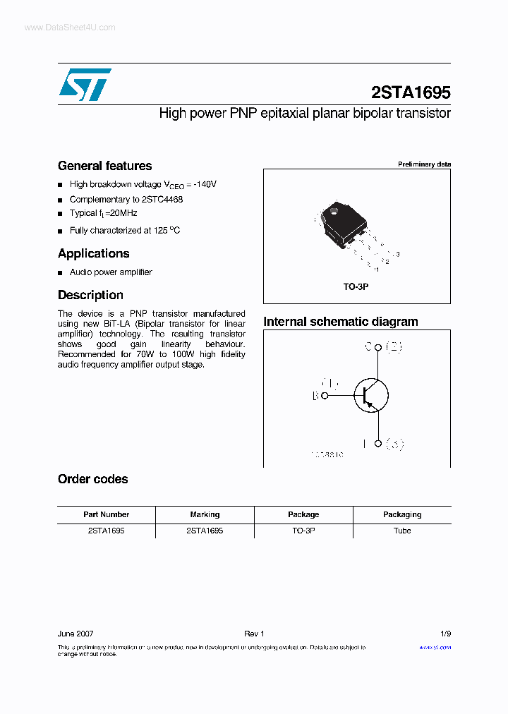 2STA1695_1757527.PDF Datasheet