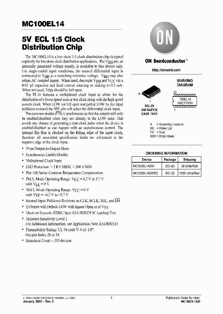 MC100EL14-D_1760147.PDF Datasheet
