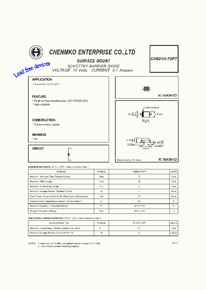 CH601H-70PT_1771675.PDF Datasheet