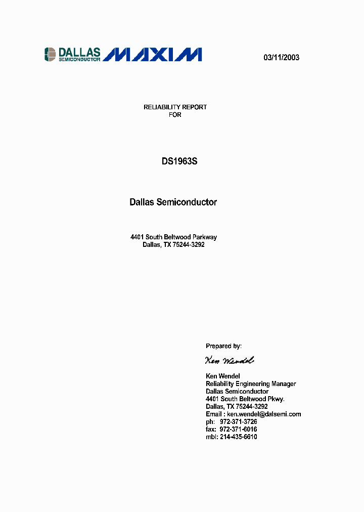 DS1963S-F5_1488484.PDF Datasheet