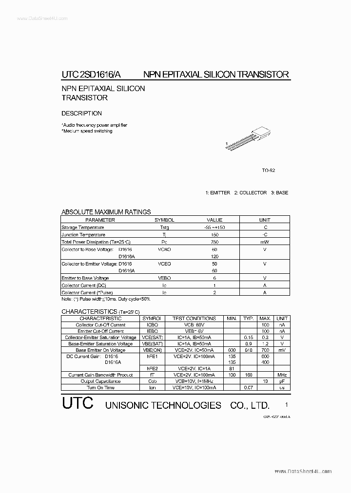 D1616_1784387.PDF Datasheet