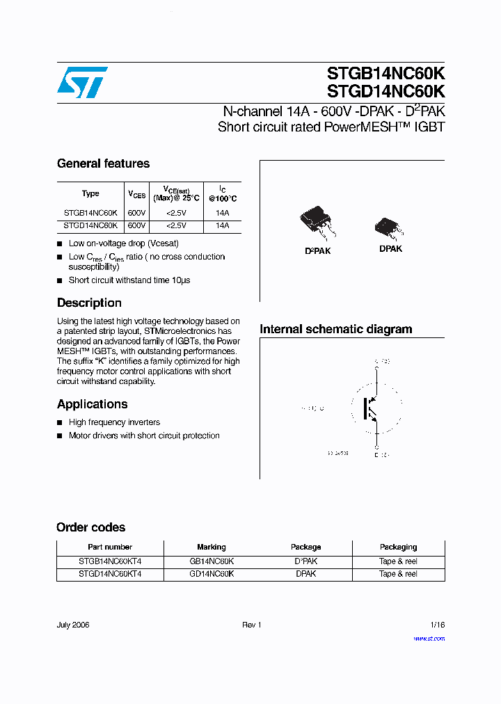 STGB14NC60K_1763522.PDF Datasheet