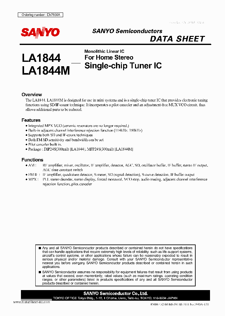 LA1844M_1785655.PDF Datasheet