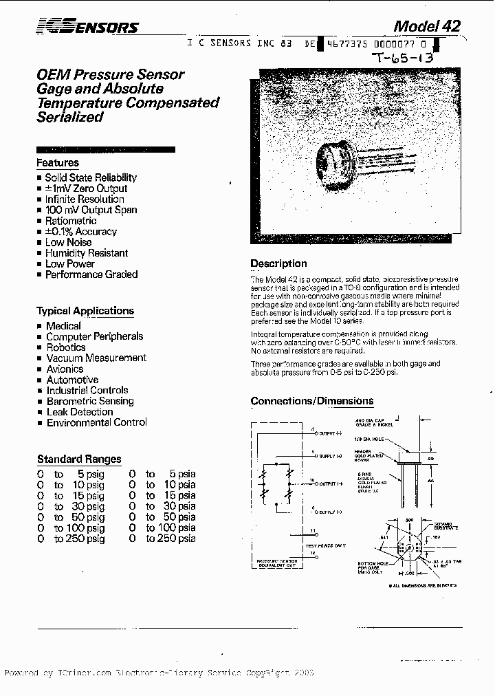 42C250A_1531496.PDF Datasheet