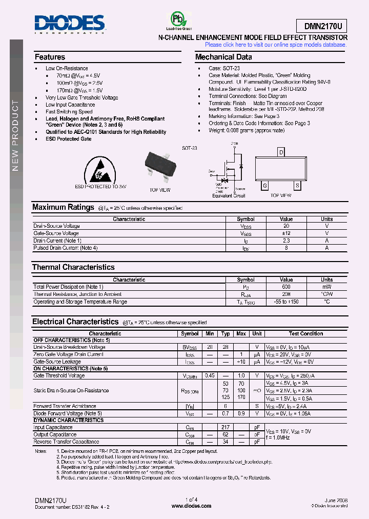 DMN2170U-7_1553061.PDF Datasheet