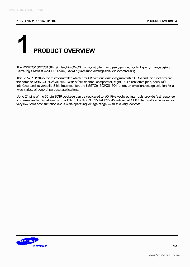KS57C01504_1801063.PDF Datasheet