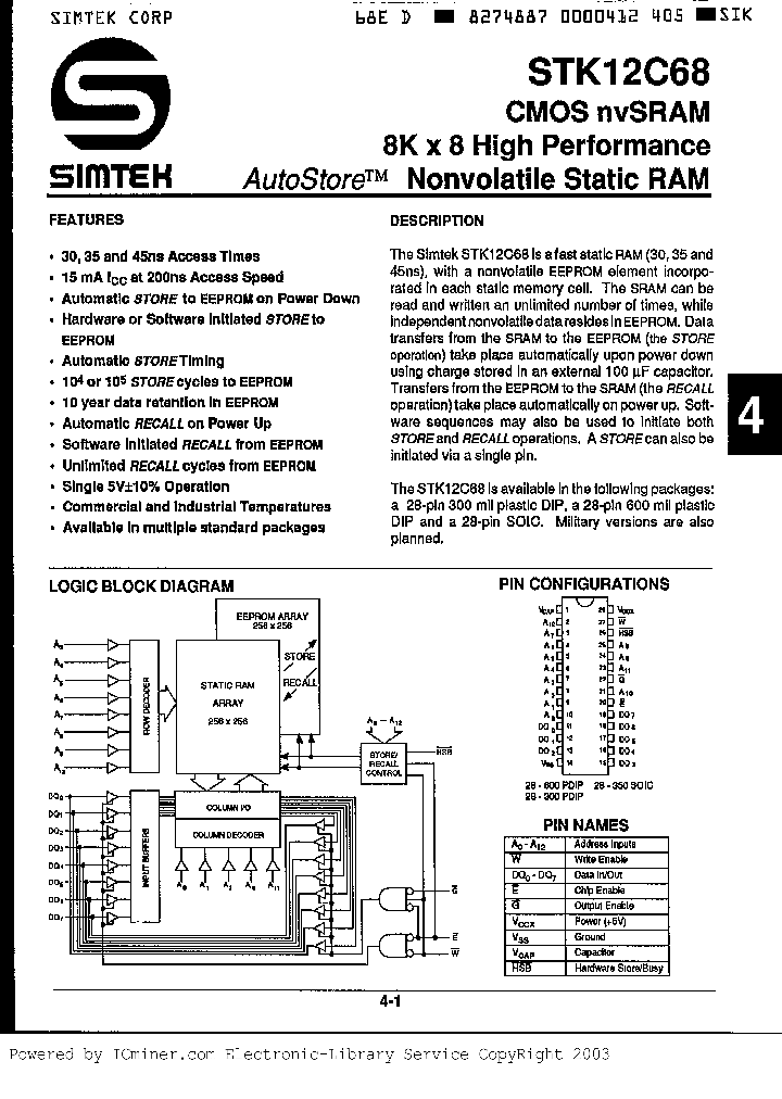 STK12C68-5S30_1560101.PDF Datasheet