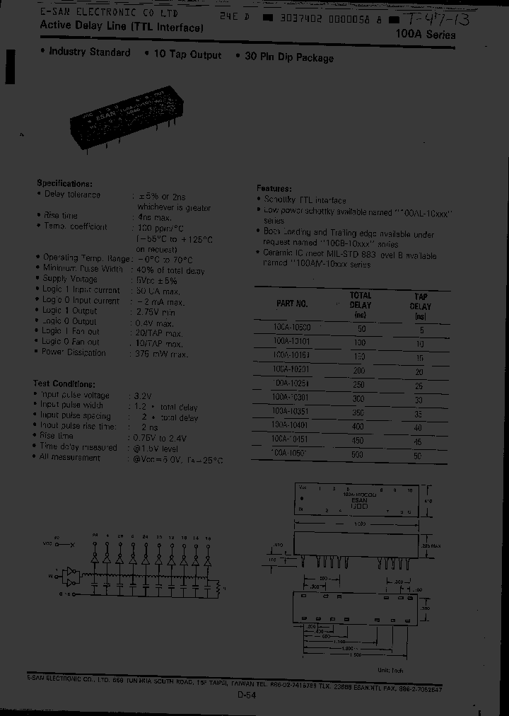 100A10101_1607511.PDF Datasheet