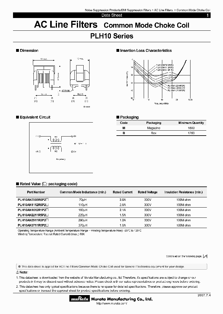 PLH10AS1112R6P2B_1629250.PDF Datasheet Download --- IC-ON-LINE