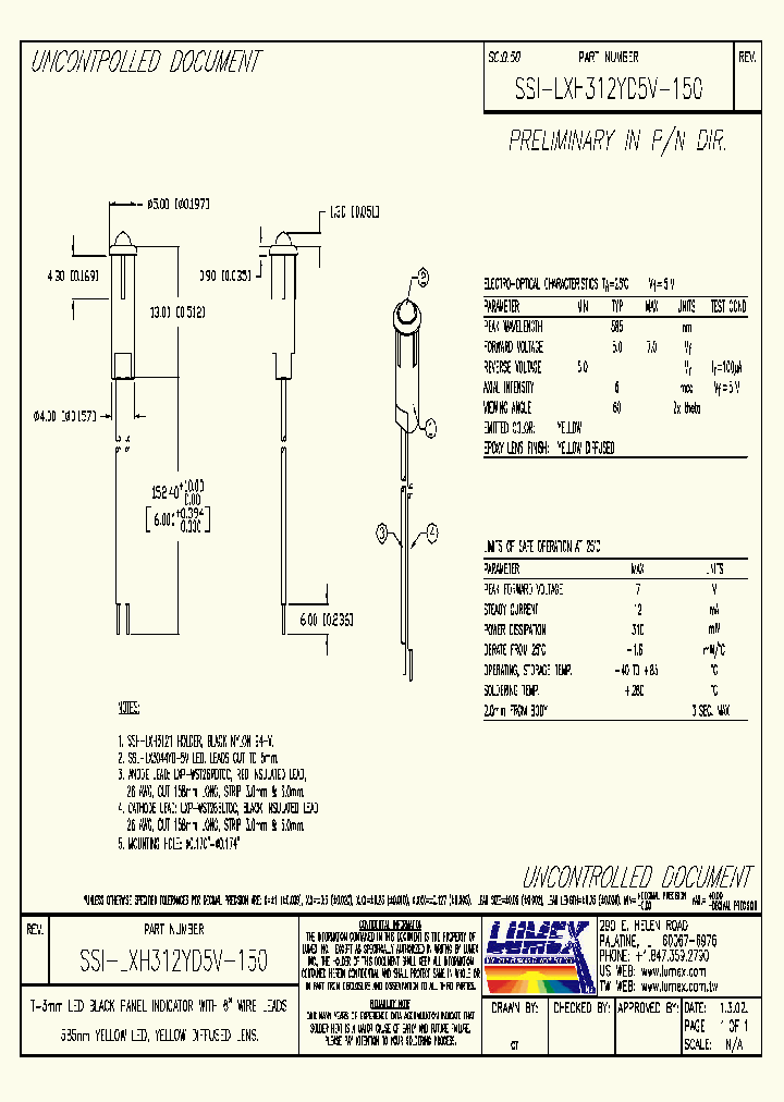 SSI-LXH312YD5V-150_1632505.PDF Datasheet