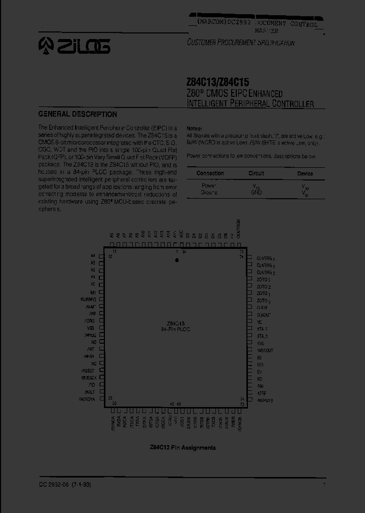 Z84C15_1821909.PDF Datasheet
