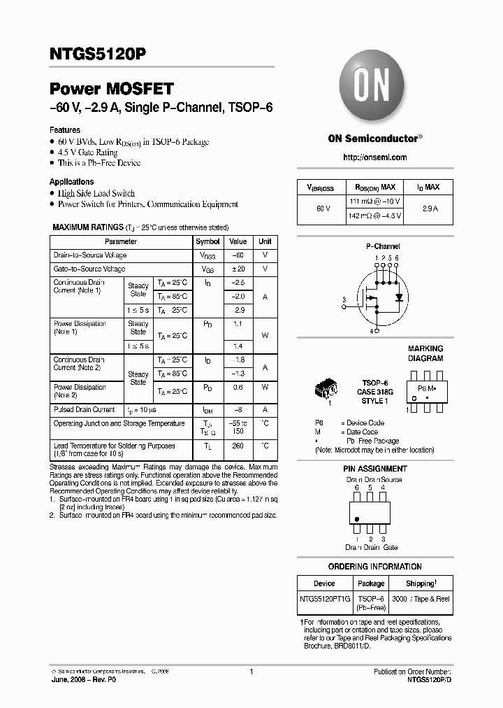 NTGS5120PT1G_1826080.PDF Datasheet