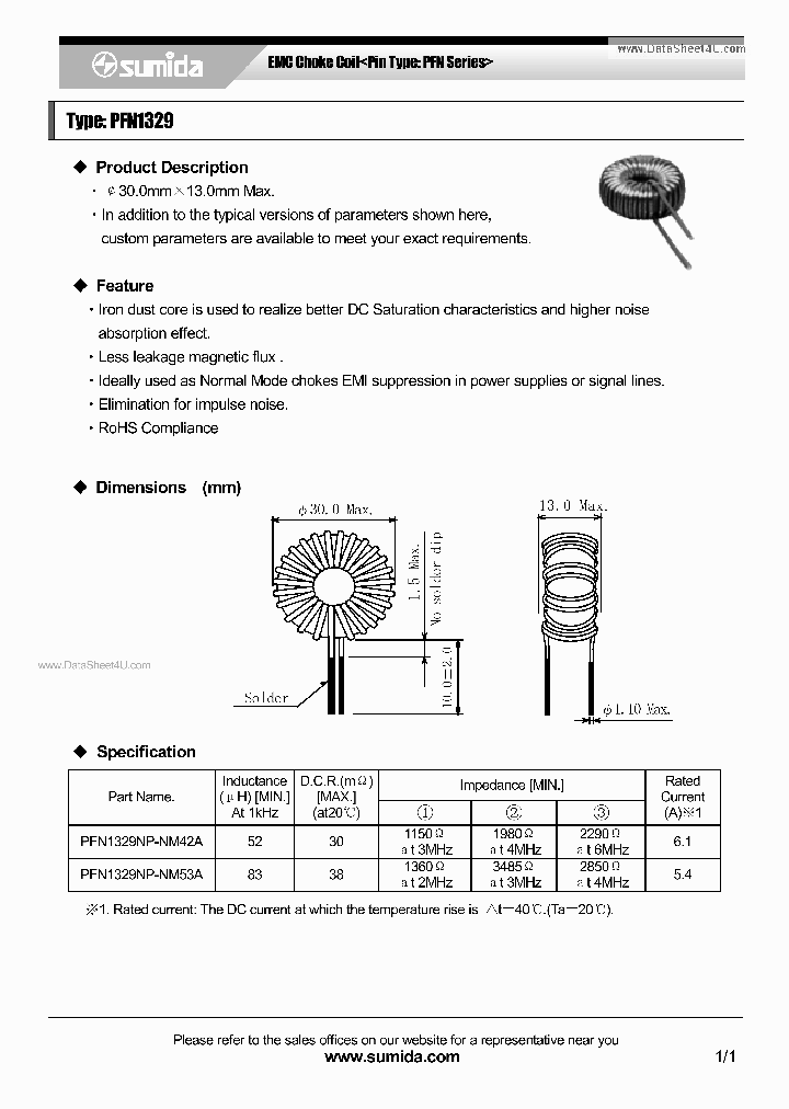 PFN1329_1828208.PDF Datasheet Download