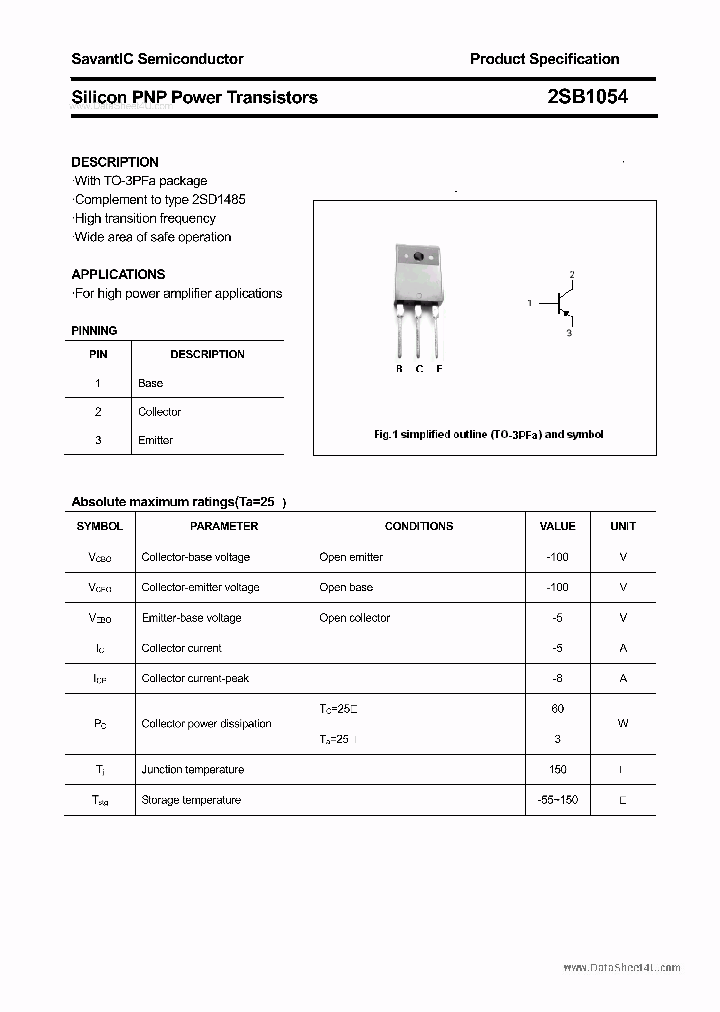 2SB1054_1829150.PDF Datasheet