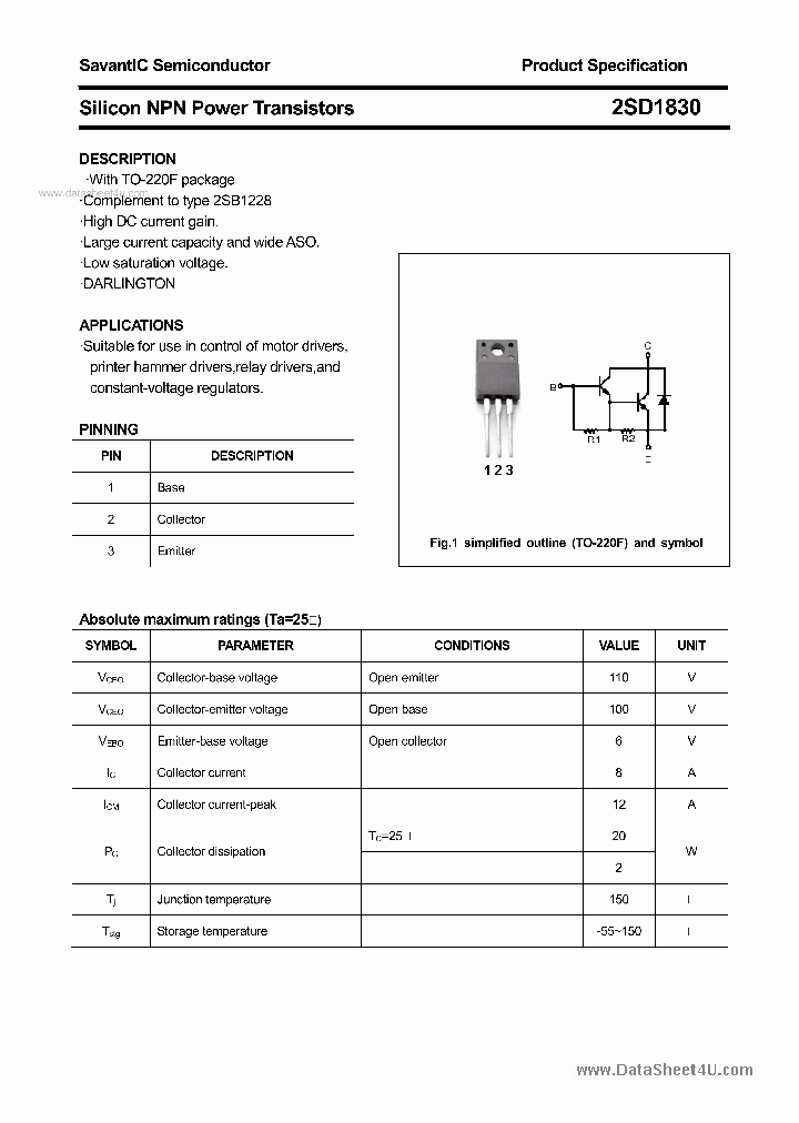 2SD1830_1832027.PDF Datasheet