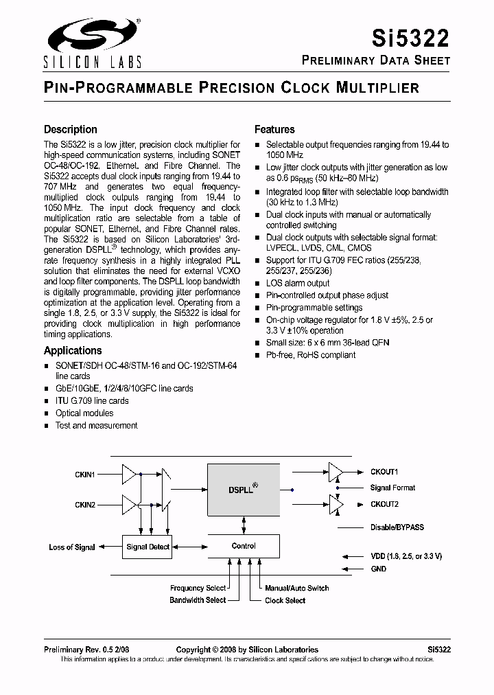 SI5322-B-GM_1648584.PDF Datasheet