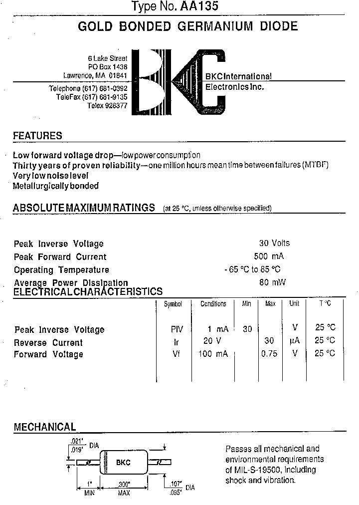 AA135_1851628.PDF Datasheet Download