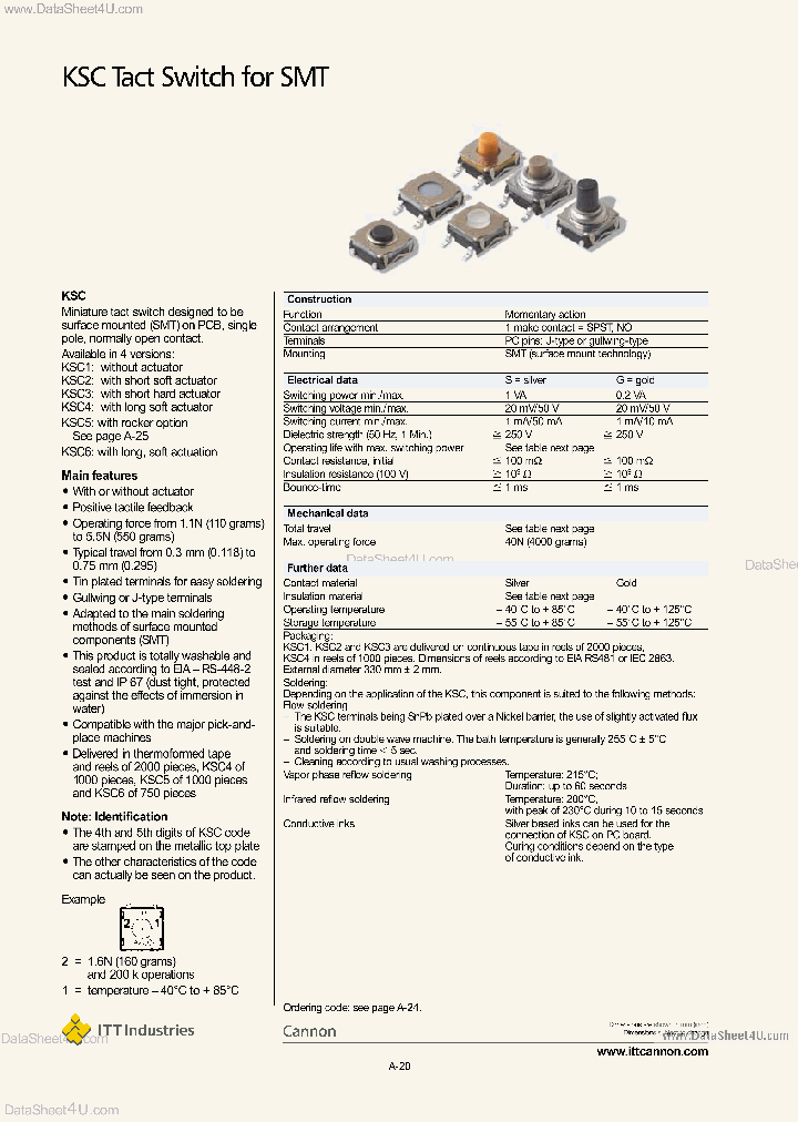 KSC321_1861031.PDF Datasheet Download --- IC-ON-LINE