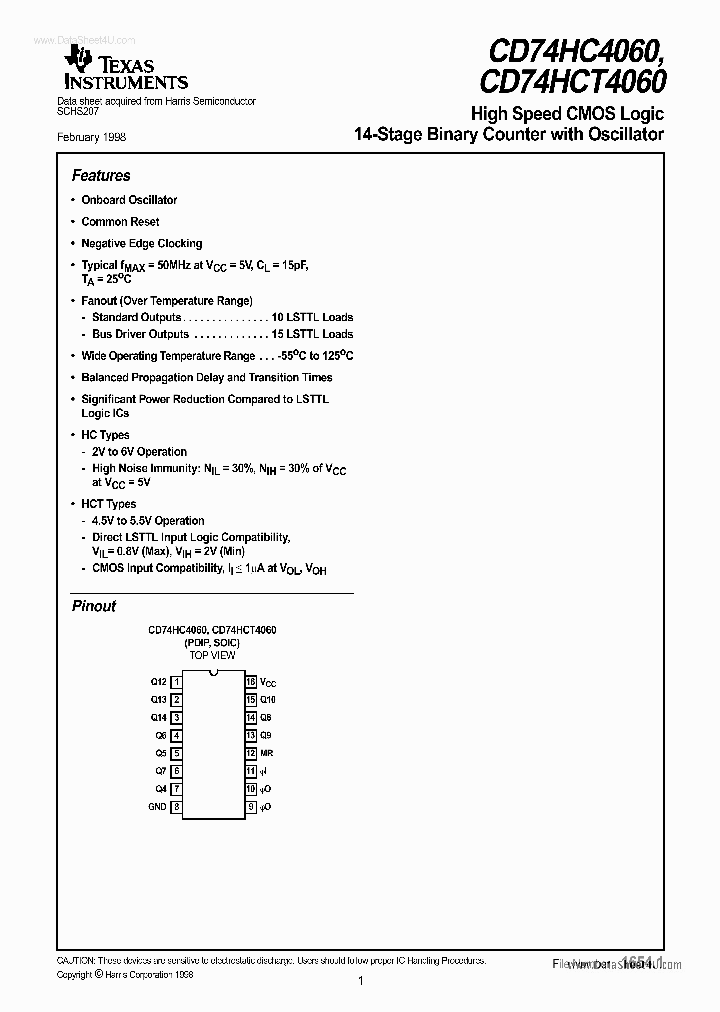 74HC4060M_1879988.PDF Datasheet