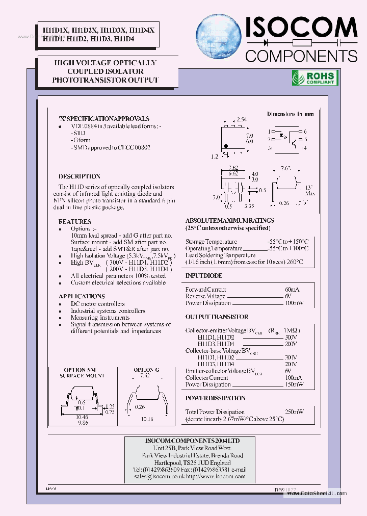 H11D1_1866260.PDF Datasheet
