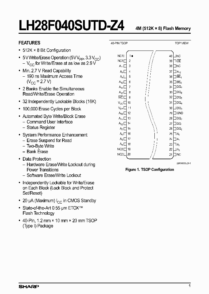 LH28F040SUTD-Z4_1896229.PDF Datasheet