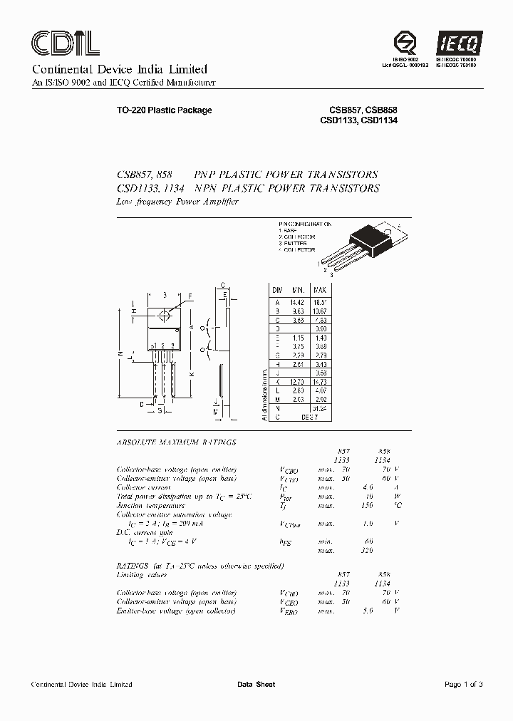 CSD1133D_1726908.PDF Datasheet