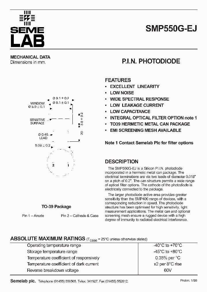 SMP550G-EJ_1754373.PDF Datasheet