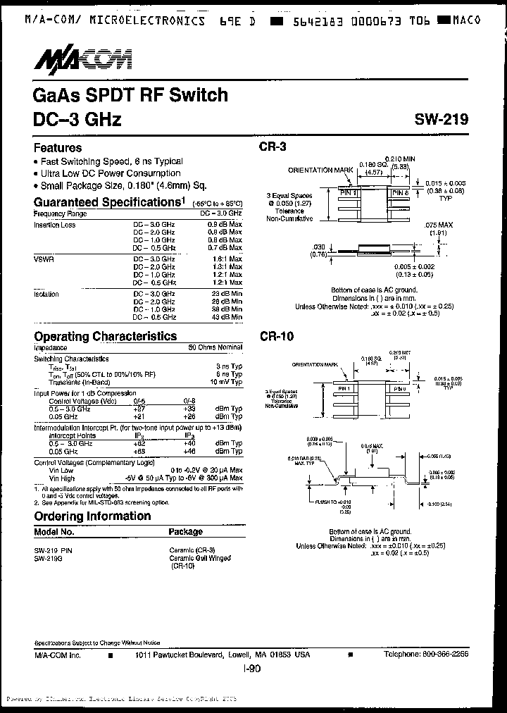 SW219G_1790977.PDF Datasheet