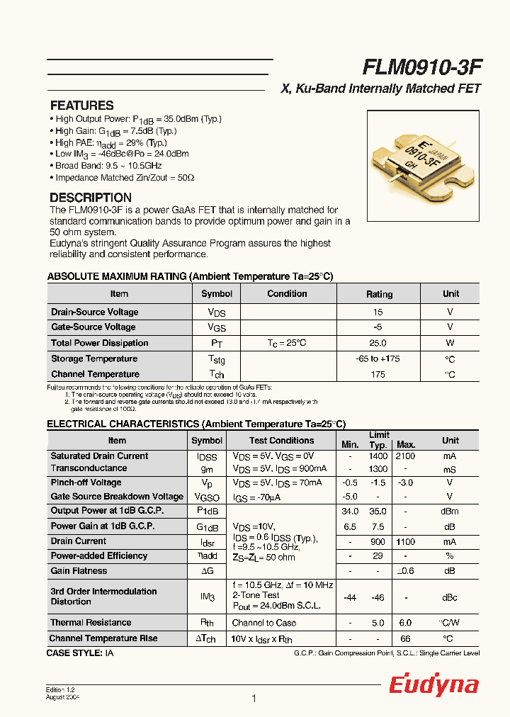 FLM0910-3F_1792635.PDF Datasheet