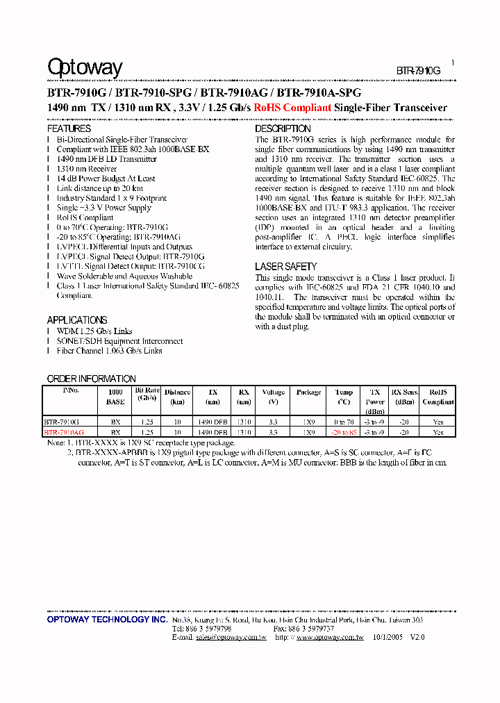 BTR-7910-SPG_1795887.PDF Datasheet