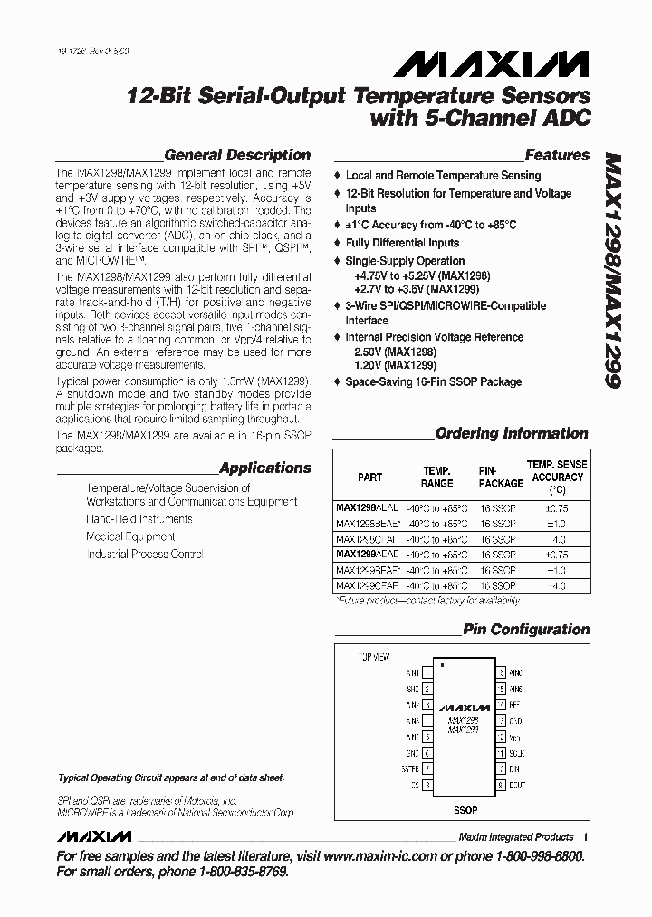MAX1299_1816491.PDF Datasheet