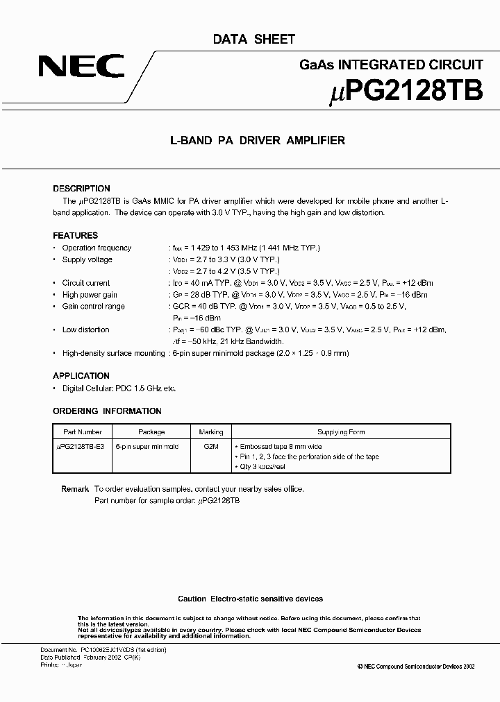 UPG2128TB_1816857.PDF Datasheet