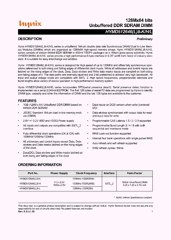 HYMD5126468_1817880.PDF Datasheet