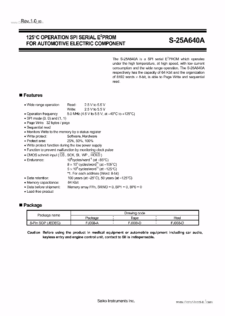 S-25A640A_1917456.PDF Datasheet