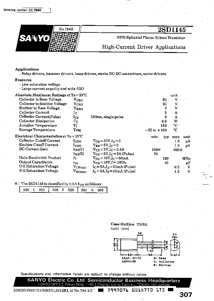 2SD1145F_1827878.PDF Datasheet