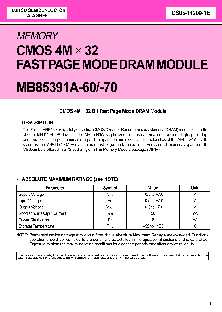 MB85391A-60_1858205.PDF Datasheet