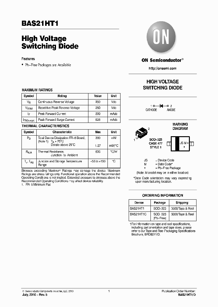 BAS21HT1_1868670.PDF Datasheet