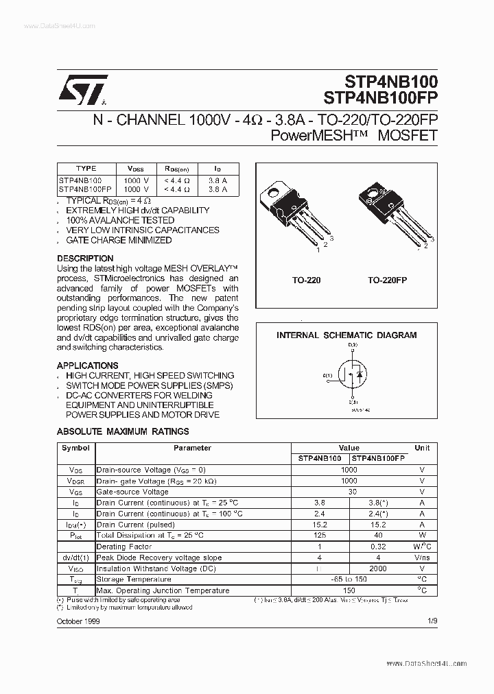 P4NB10_1940554.PDF Datasheet