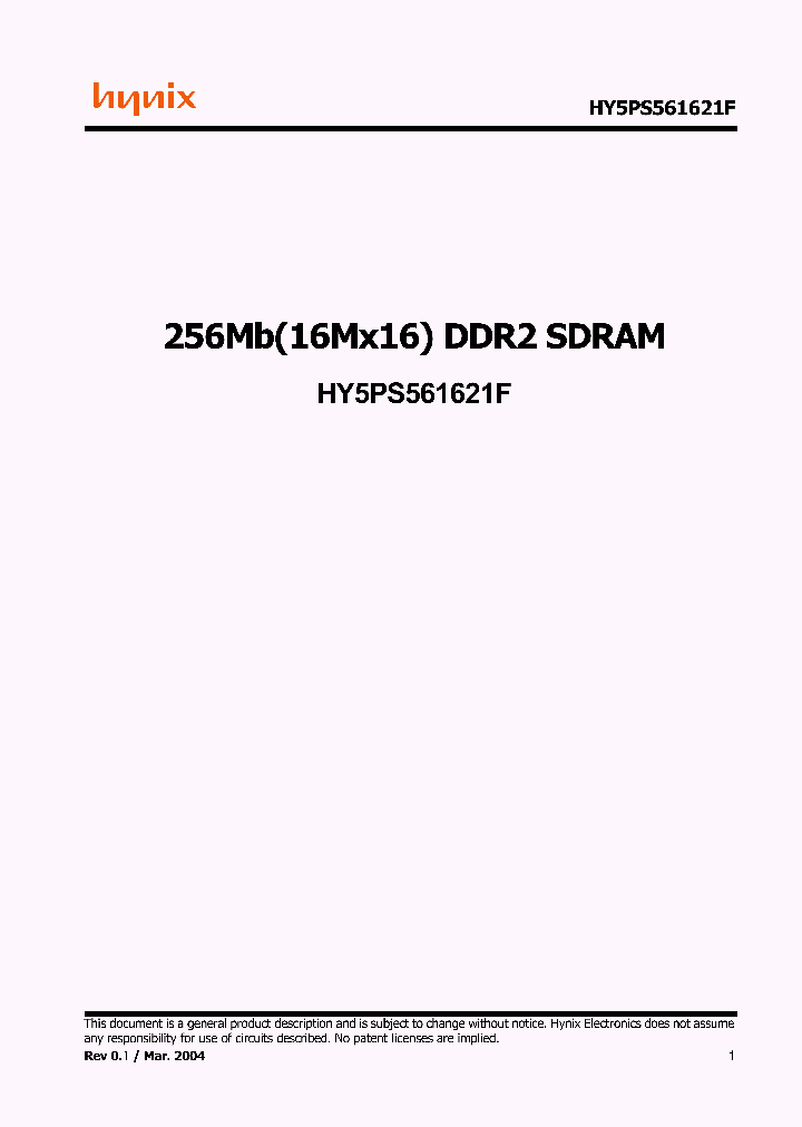 HY5PS561621F-C5_1951474.PDF Datasheet