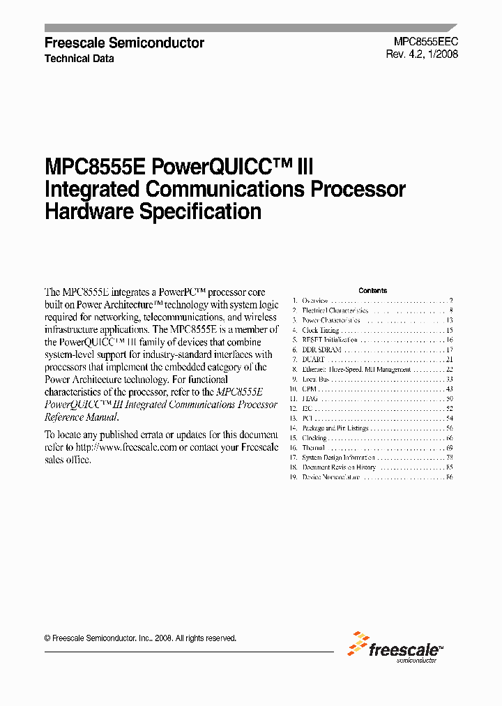 MPC855TVR80D4_1935266.PDF Datasheet