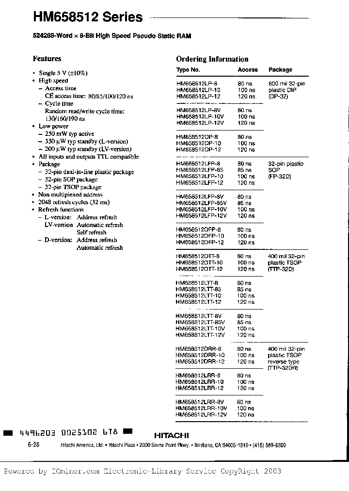 HM658512LTT-8V_1939433.PDF Datasheet