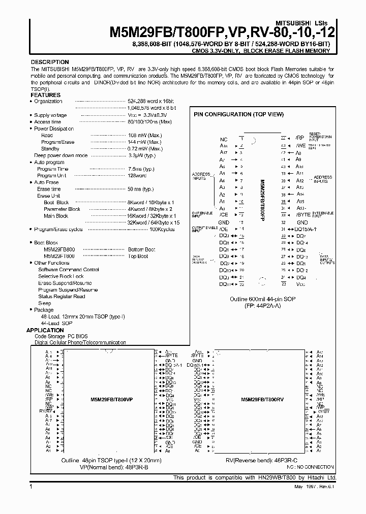 M5M29FB800VP-10_1939741.PDF Datasheet