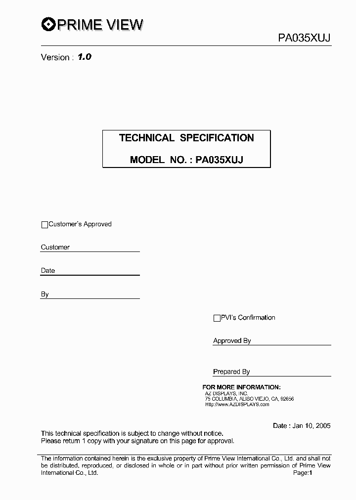 PA035XUJ_1949309.PDF Datasheet