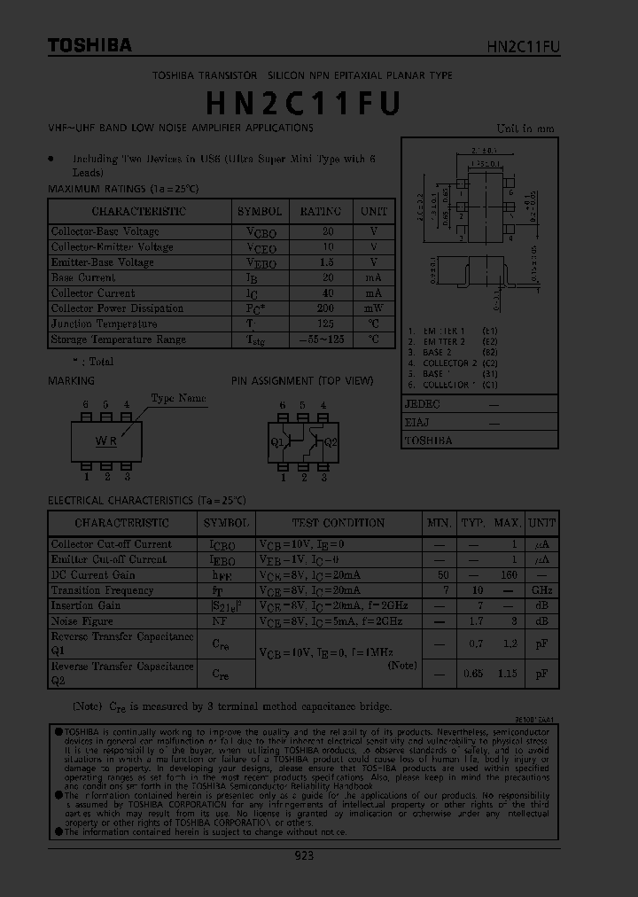 HN2C11FU_1956503.PDF Datasheet