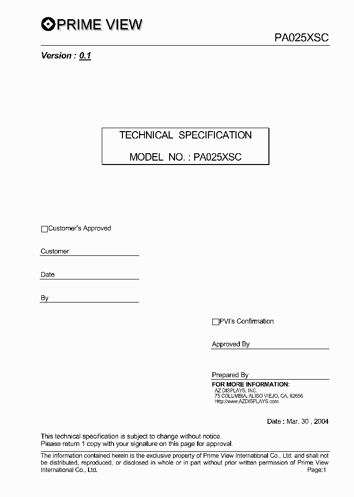 PA025XSC_1949306.PDF Datasheet