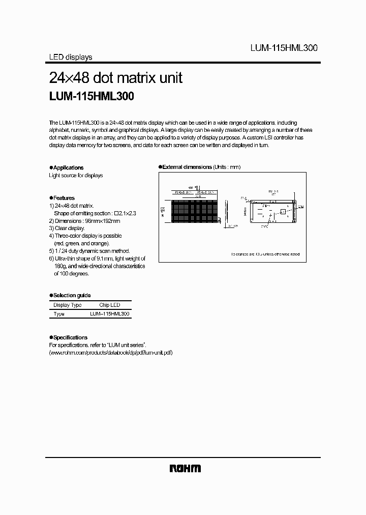 LUM-115HML300_1961403.PDF Datasheet