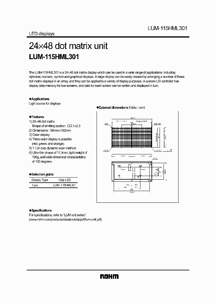 LUM-115HML301_1961404.PDF Datasheet